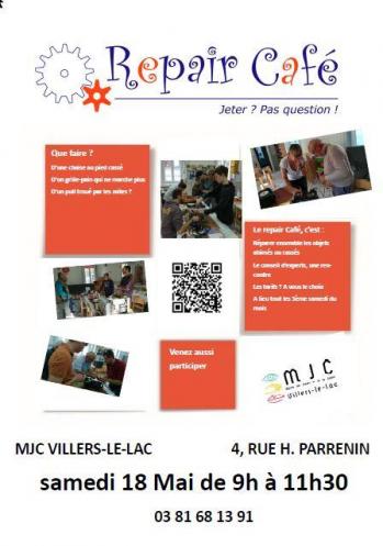 Affiche repair cafe mai 2024